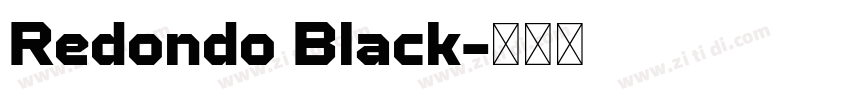Redondo Black字体转换